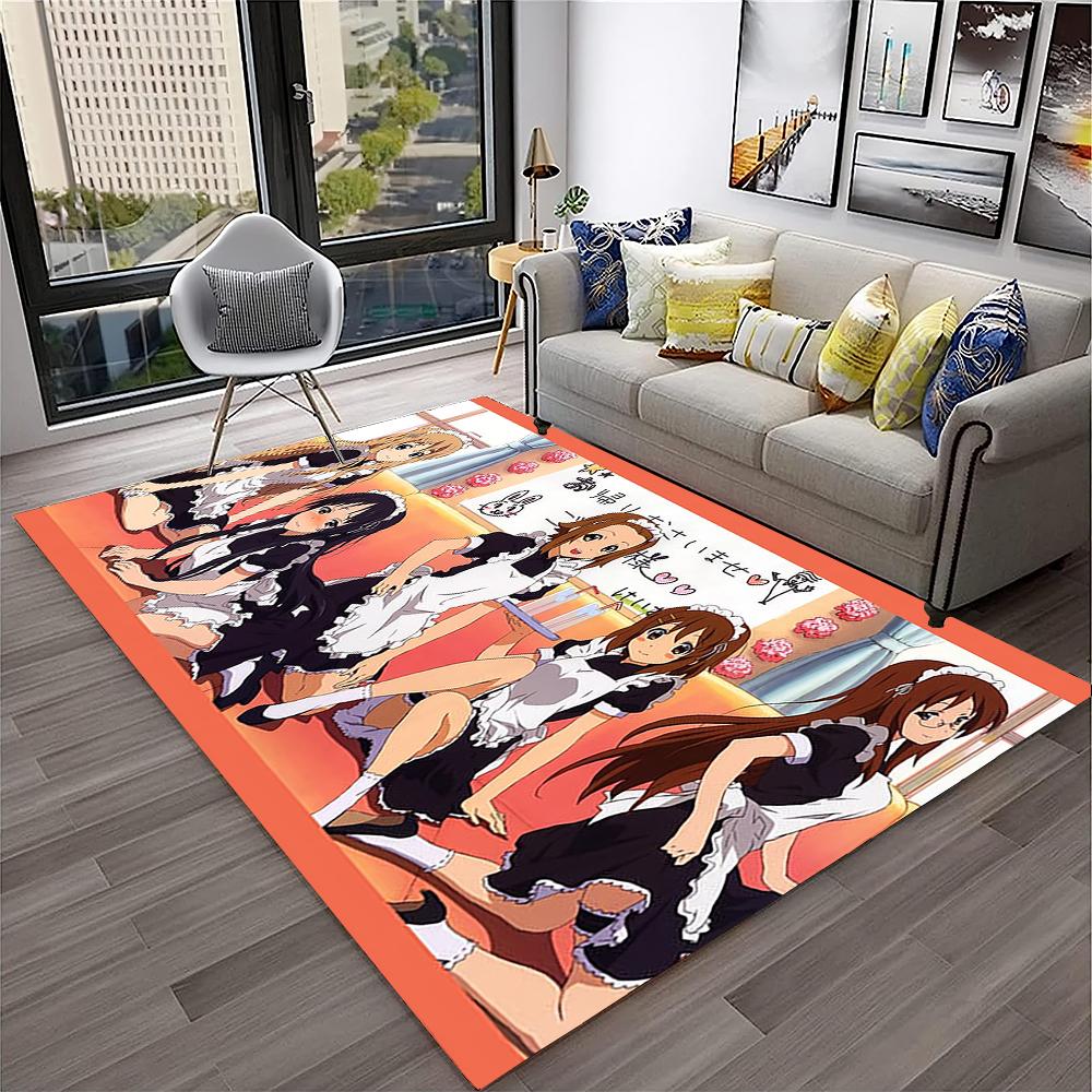 Кавайные Девочки K-ON Мультяшный Милый Лолита Ковер Коврик для Дома Гостиная Спальня Диван Придверный Коврик Декор, Детский Ковер Нескользящий Напольный Коврик