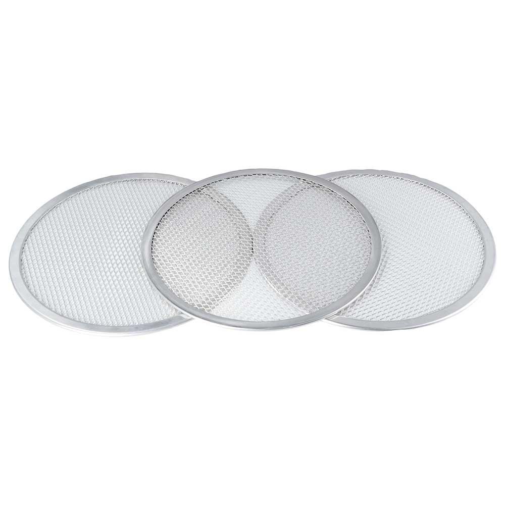 High Quality Flat Bakeware Aluminium Mesh Baking Tray Net Pizza Screen Pizza Tools Kitchen Gadget