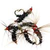 6PCS #12 Tungsten Bead Head Nymph Fly Rainbow Trout Fly Fishing