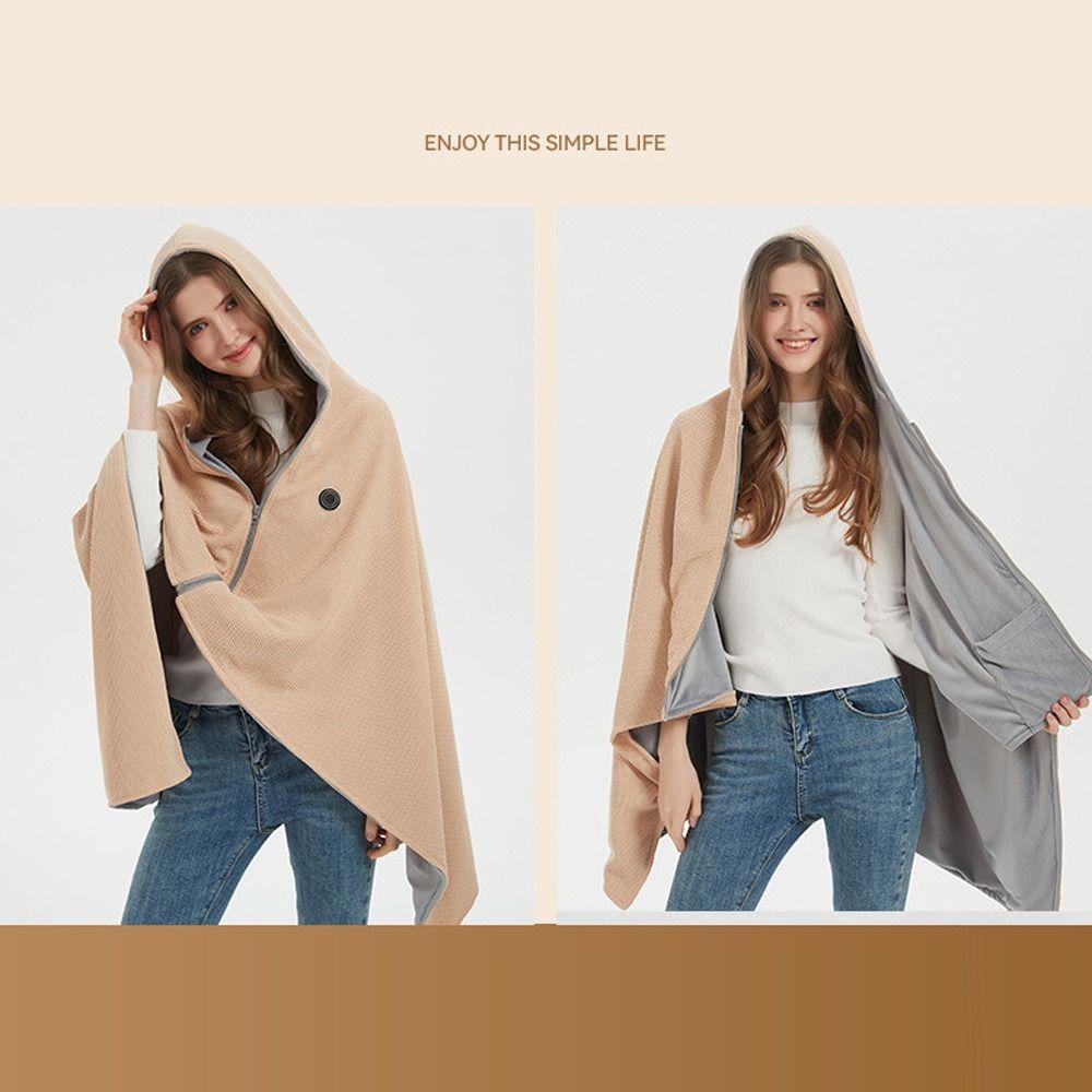 Носимый USB Электрический Обогреватель Одеяло 3 Уровня Нагрева Накидка для Ног Обогреватель Наколенное Одеяло Офис