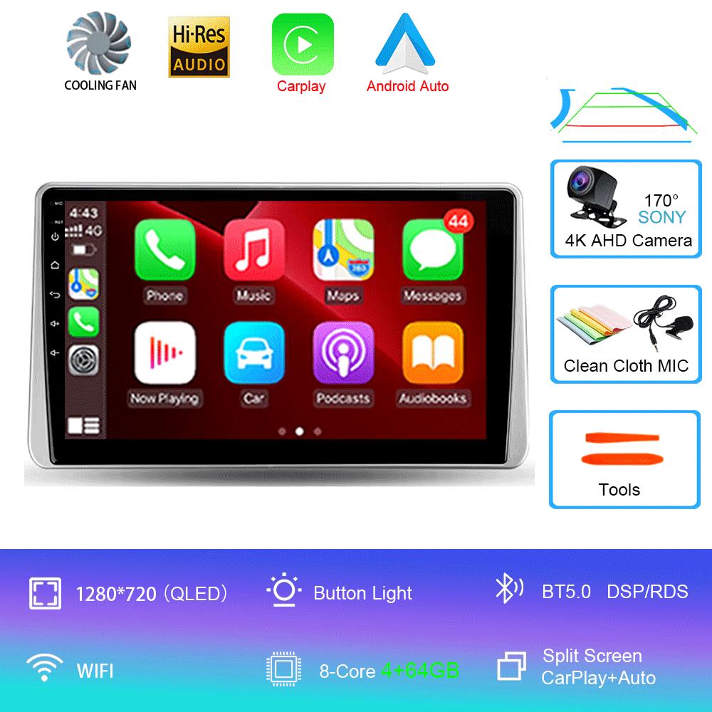Автомобильное радио Android 14 Carplay Auto для Nissan Sentra 5 B15 1999-2006 GPS-навигация Мультимедиа Видеоплеер Головное устройство Стерео DSP