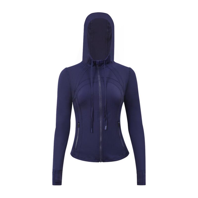 Оригинальная дышащая куртка для йоги Lulu для женщин - Весенне-осенний топ для фитнеса