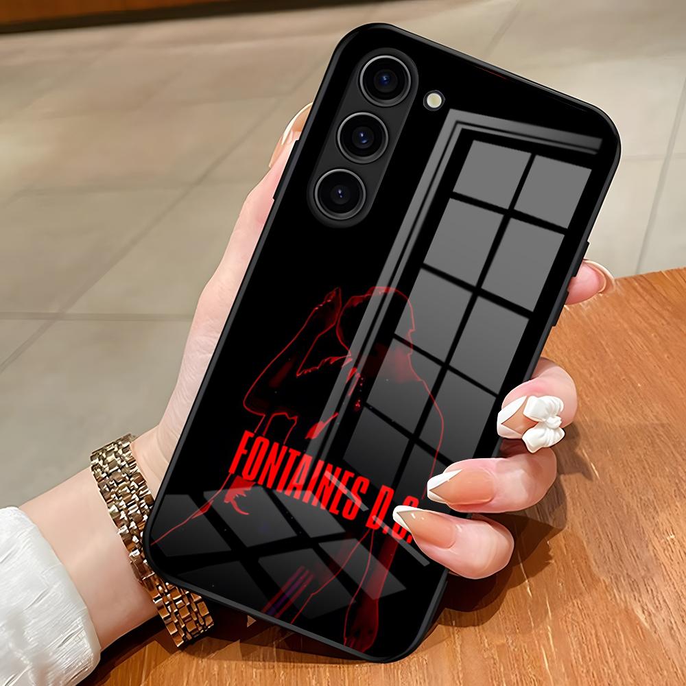 Popular Rock Band F-Fontaines Dc Phone Case For Samsung S26 S25 Edge Ultra S23 S22 S21 S20 Ultra Plus S24 Fe A54 A53 A25 Glass