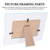 100Pcs Picture Frame Backing Clips High Grade Iron Corrosion Resistant Turn Buttons with Screws for Photo Frame Hardware Art