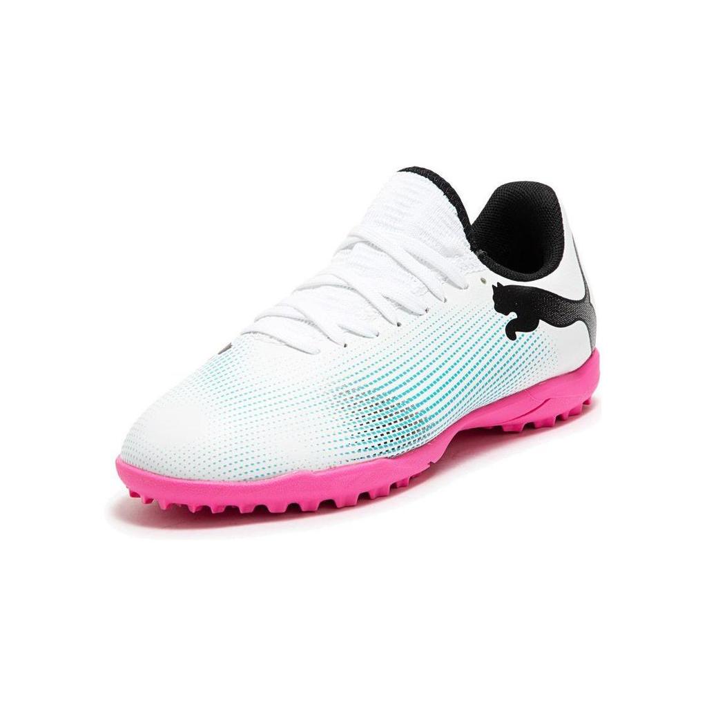 Puma Future Play 7 TF Big Kid Phenomenal Pack Kids Sneakers White Black Poison-Pink 107737-01