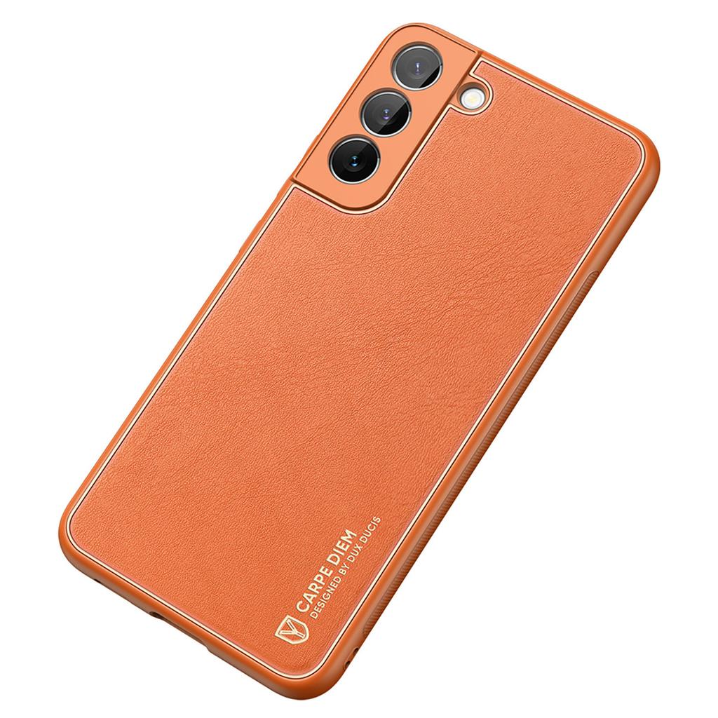 Dux Ducis Yolo Eco-Leather Samsung S22+ Case - Orange