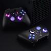 eXtremeRate Multicolor Illuminated Thumbstick Share for Xbox Series and Classic Symbol Button DTF LED Kit for Xbox Core Controllers Purple D-Pad