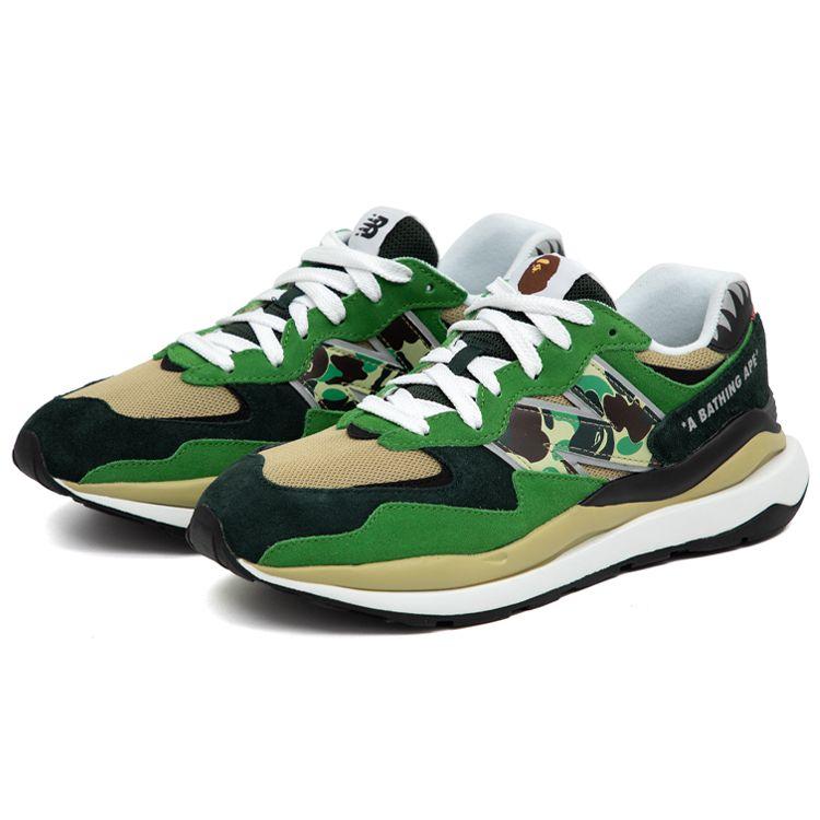 BAPE x New Balance 57/40 Зеленые Унисекс Кроссовки M5740BAE