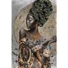 Abstract African Girl Canvas Painting Graffiti Art Posters and Prints Wall Art Pictures for Living Room Wall Decoration Cuadros