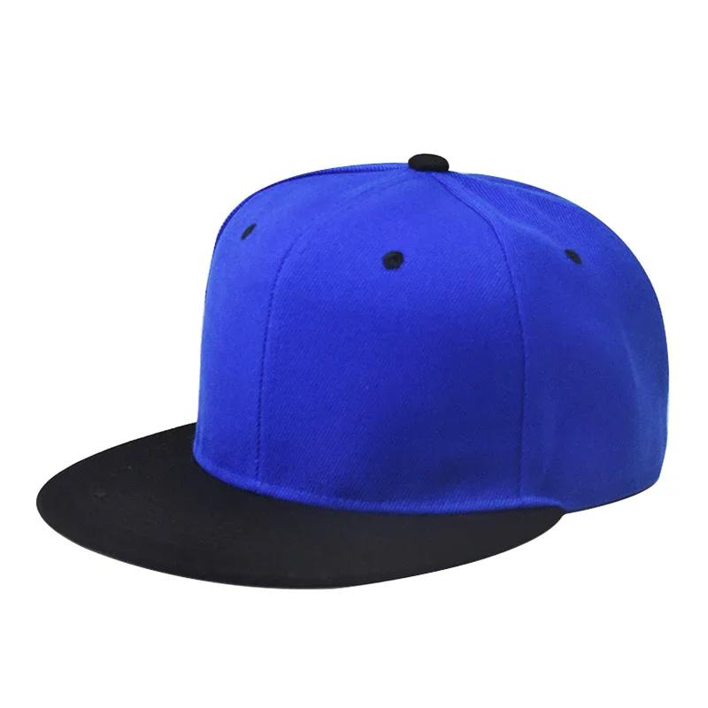 Новая однотонная регулируемая кепка-snapback Высокое качество для взрослых Хип-хоп Уличный городской стиль Бейсболка Мужская Женская Для активного отдыха на природе Бейсболка
