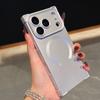 Fashion Right Angled Square Silicone Magnetic Phone Case For iPhone 17 Air 16 15 14 13 Plus Pro Max For Magsafe Frosted Cover