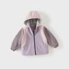 DAVE&BELLA Kids' 3-in-1 Waterproof Windproof Hooded Jacket