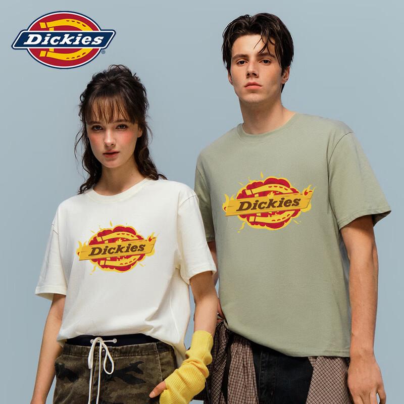 Мужская футболка Dickies свободного кроя, с коротким рукавом, из чистого хлопка