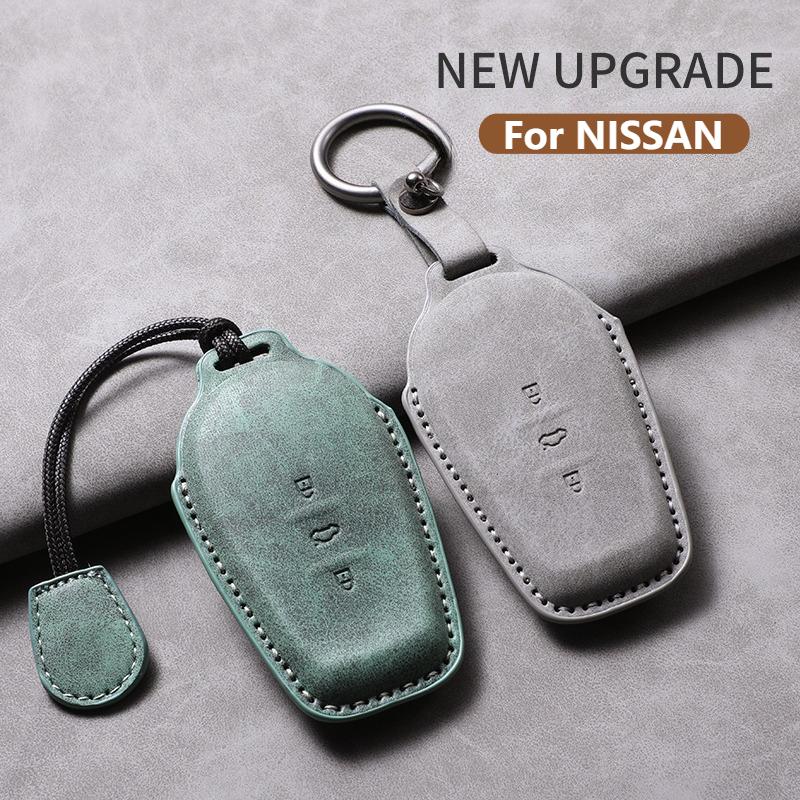 Кожаный чехол для брелока автомобильного ключа Nissan N7 N7 Pro N7Max, корпус чехла для ключа, защита ключа, прочный чехол-брелок, аксессуары