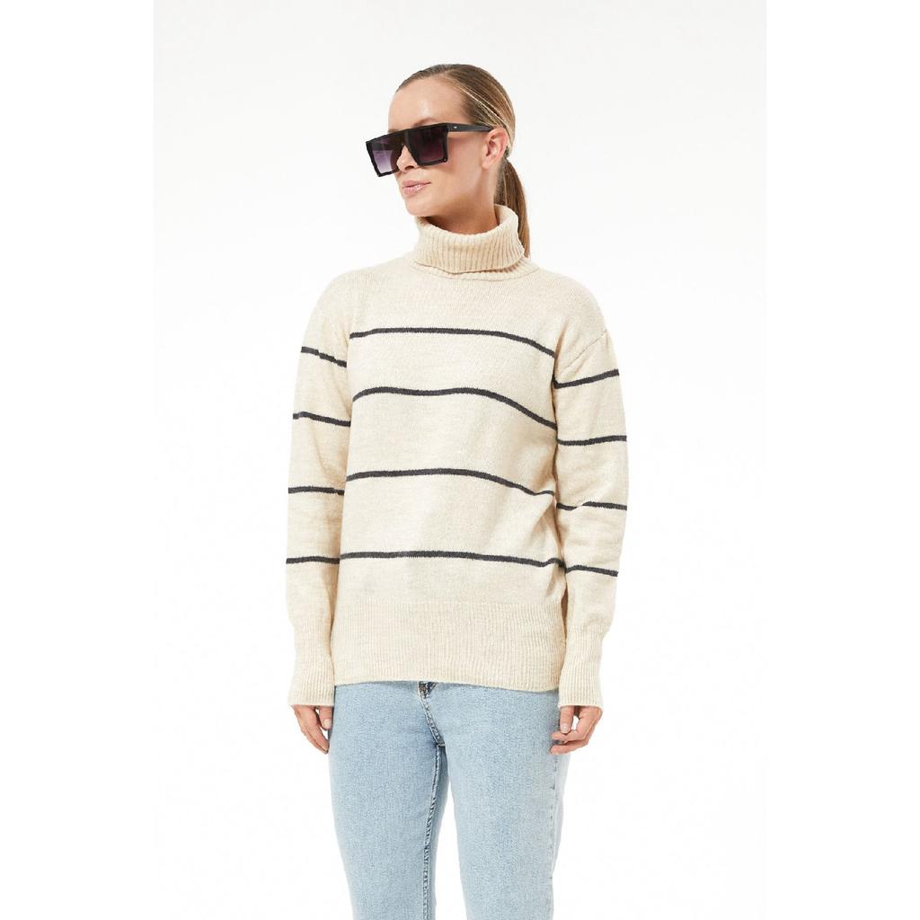 Женский трикотажный свитер с регулируемым узором и завязками по бокам