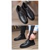 Новые мужские кожаные туфли в стиле business casual, стильные дышащие шнурованные туфли-оксфорды в британском стиле для мужчин