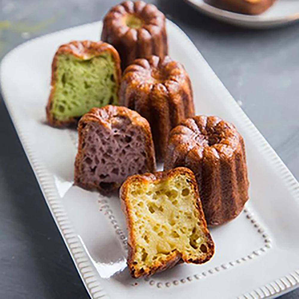 8/18 полостей силиконовая форма Canele мини антипригарная Canneles форма для кексов мусс помадка противень для выпечки кухонные принадлежности