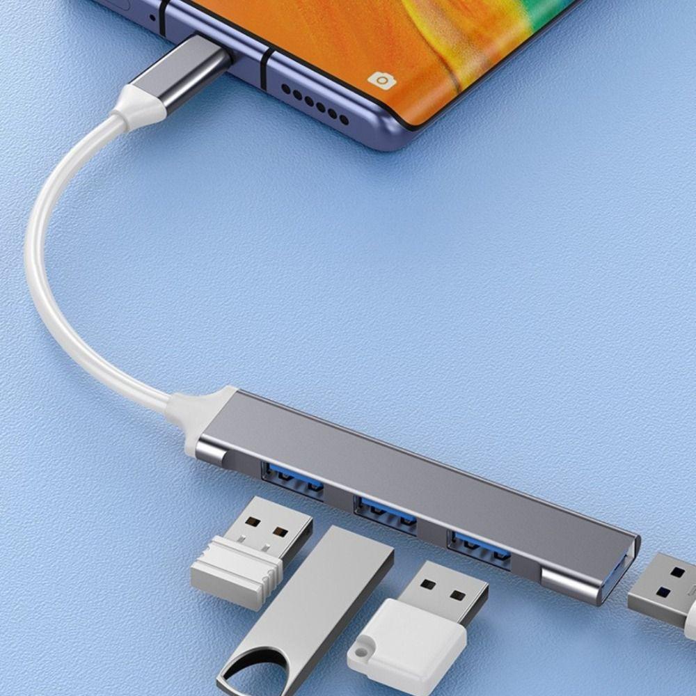 4-портовый разветвитель типа C OTG USB и адаптер типа C USB 3.0 концентратор для ПК Компьютерные аксессуары Телефон