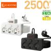EU AC Plug Power Strip Wall Mounted Independent Switch Multitap 1.8M European Standard Plug With USB C Charging Network Filter Adapt