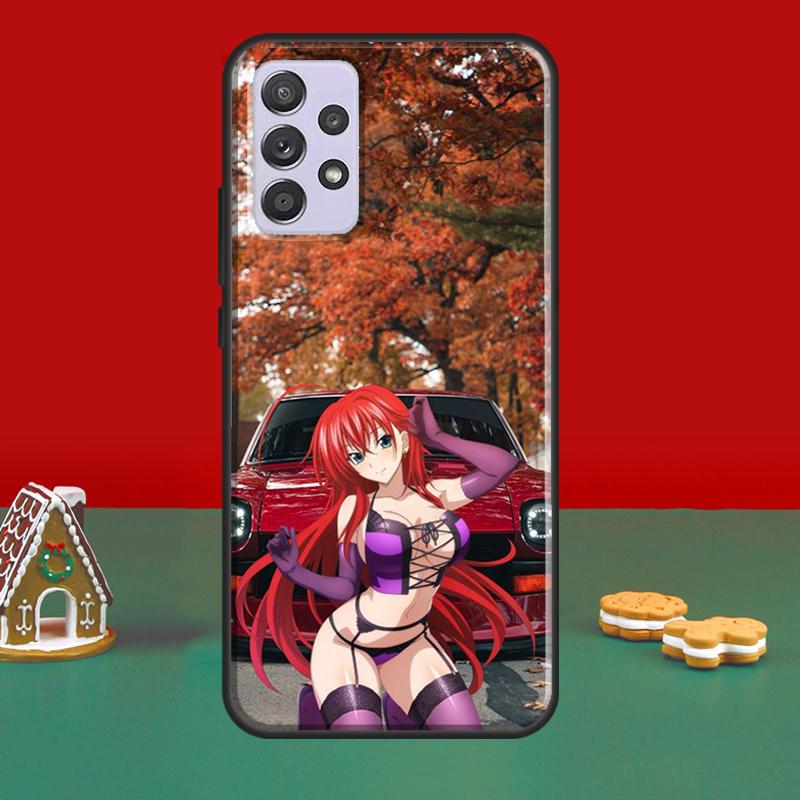 Rias Gremory High School DxD Case For Samsung A51 A71 A50 A70 A41 A31 A11 A10 A52S A21S A12 A22 A32 A42 A52 A72 Cover