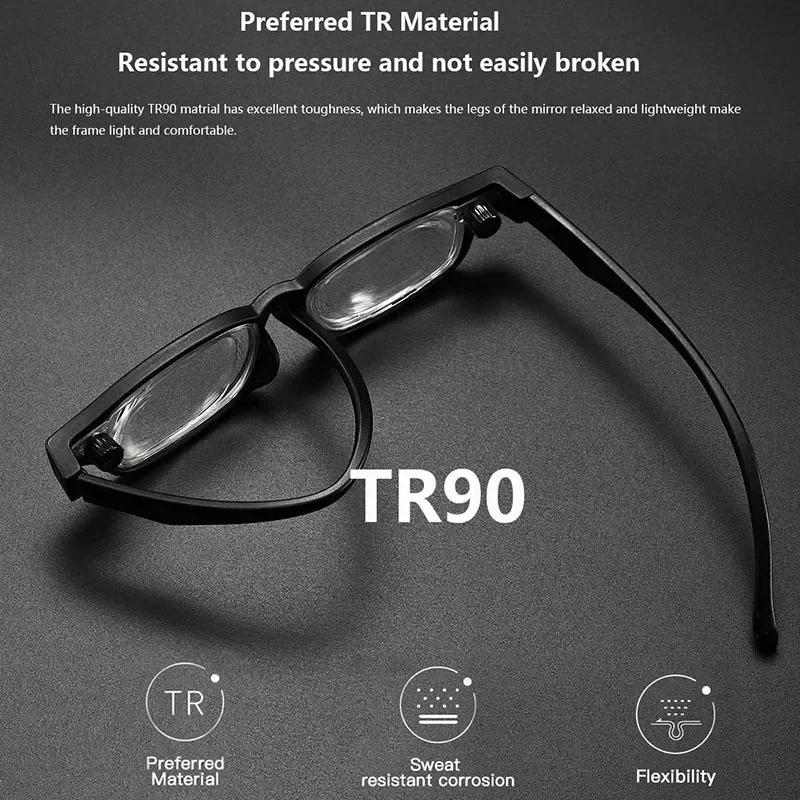 Регулируемые очки для чтения с фокусировкой, поворотные, от +50 до +350 градусов, HD-очки для пресбиопии для мужчин и женщин