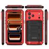 Военный противоударный чехол для IPhone 17 Pro 16E Air 16 15 14 13 12 Pro Max IP68 Полностью водонепроницаемый Силиконовая защита Алюминиевый чехол