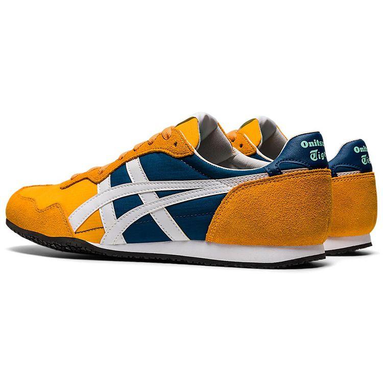 ONITSUKA TIGER Ткань Серрано Удобные Спортивные Нескользящие Прочные Поддерживающие Сбалансированные Легкие Низкие Кроссовки для Повседневной Носки 1183B389-400