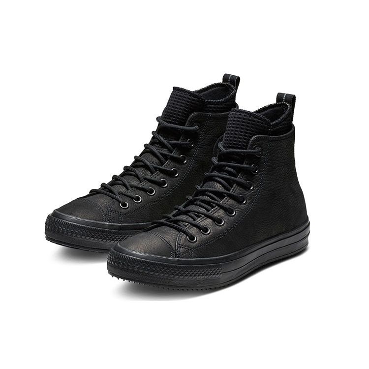 Converse Черные водонепроницаемые кроссовки унисекс Chuck Taylor All Star Hi Triple 162409C
