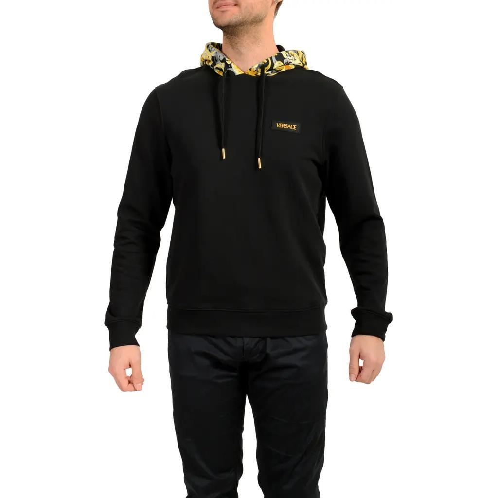 VERSACE Printed Hood Sweatshirt Men's 1015093-1A10596-5B000