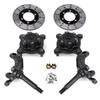 1Pair 17mm Steering Strut Knuckle Spindle For Disc Brake China 150cc 200cc 250cc ATV Go Kart Buggy UTV Quad Bike Accessories