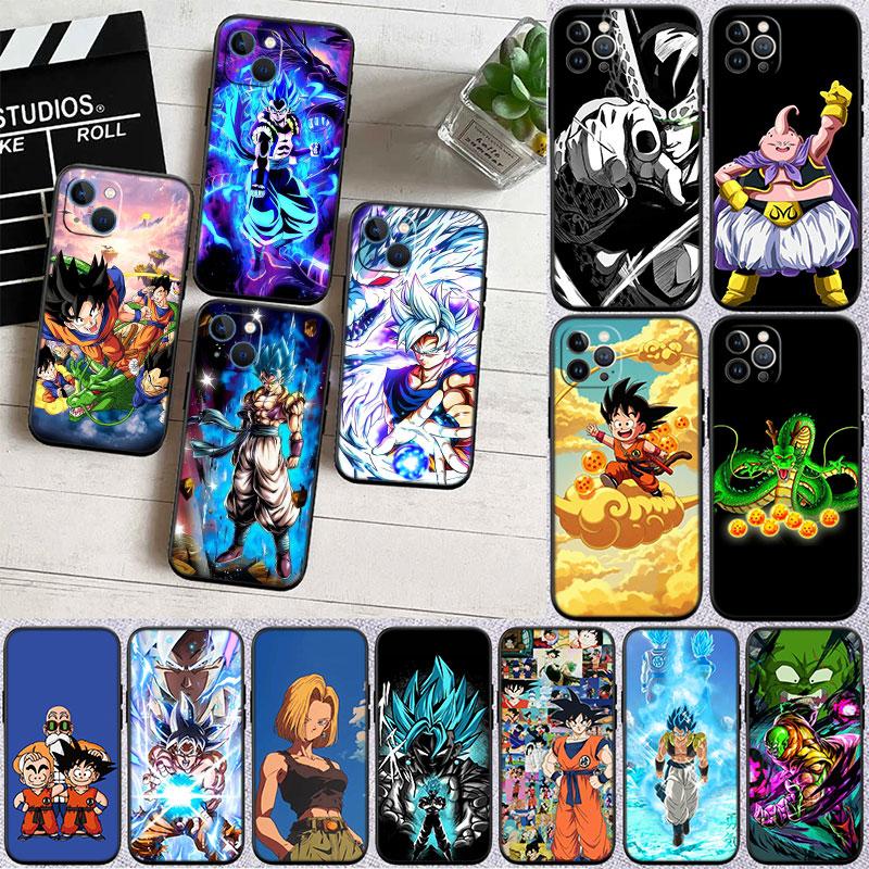 Anime Dragon Ball Goku New High-End Cover Phone Case for iPhone 16 15 14 13 Pro Max Plus Mini