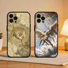 G-Греческий M-Миф Икар Чехол для телефона Для iPhone17 16 15 14 13 12 11 Pro Max Plus, 5G Мягкий Черный Чехол