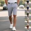 Men's Summer Solid Color Suit Shorts Men's Casual Sports Shorts