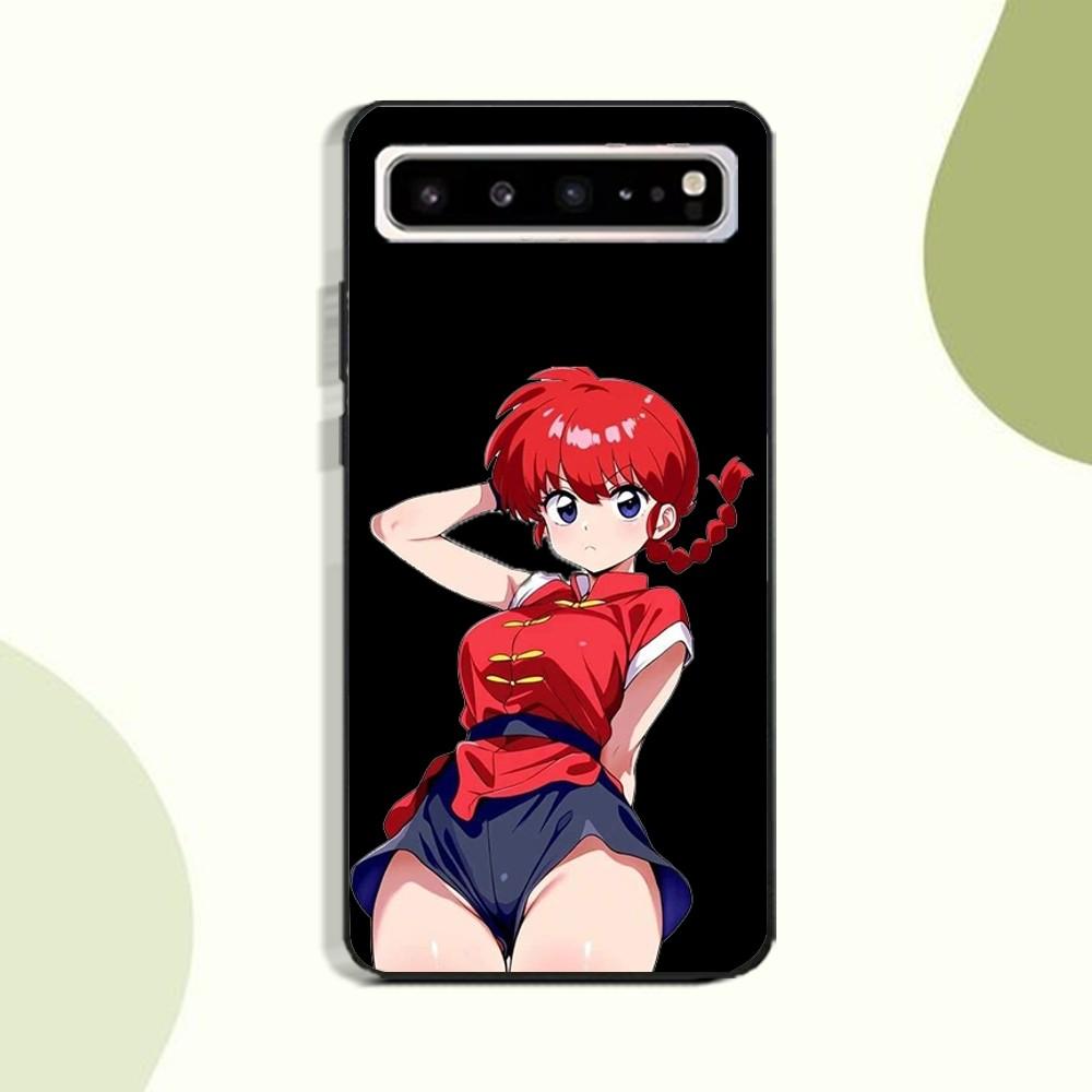 Ranma C-Cartoon Phone Case For Samsung Galaxy A52 A12 A51 S21 Edge S22ULTRA S23 S24 S20LITE Plus Ultra Black Cover