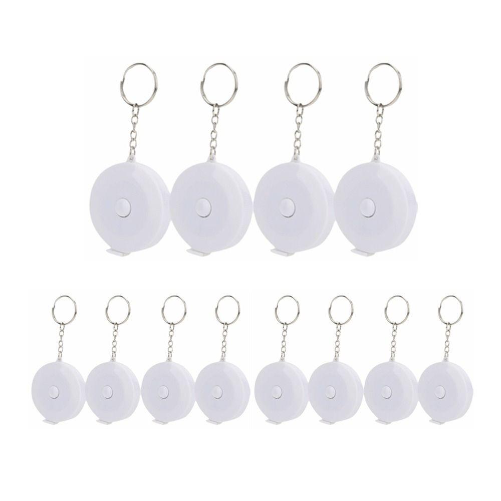 12PCS PVC Fish Measuring Ruler Retractable Tape Measure Measuring Tape Ruler Fishing Tackle Tool
