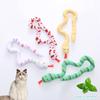 Plush Snake Cat Toys Funny Squeaky Interactive Toys For Cats Pet Dogs Game Play Toy Pet Dog Cat Chew Toy For Teeth Cleaning