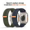 Спортивный браслет Trail Loop Нейлоновый ремешок для Apple Watch Ultra 9 8 7 Сменный ремешок Для IWatch 49мм 45мм 44мм 41мм Ремешки для часов