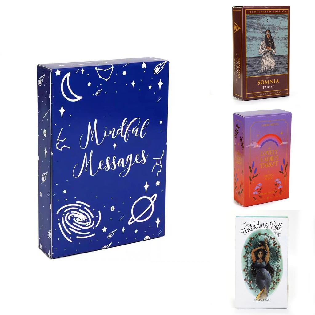 Unique English Version Tarot Cards Oracle Deck Featuring Intricate Illustrations