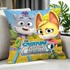 cartoon The Creature Cases Cushion Cover Cushion Cover Set Pcs x x x Pillowcase Decorative Sofa Home Decor