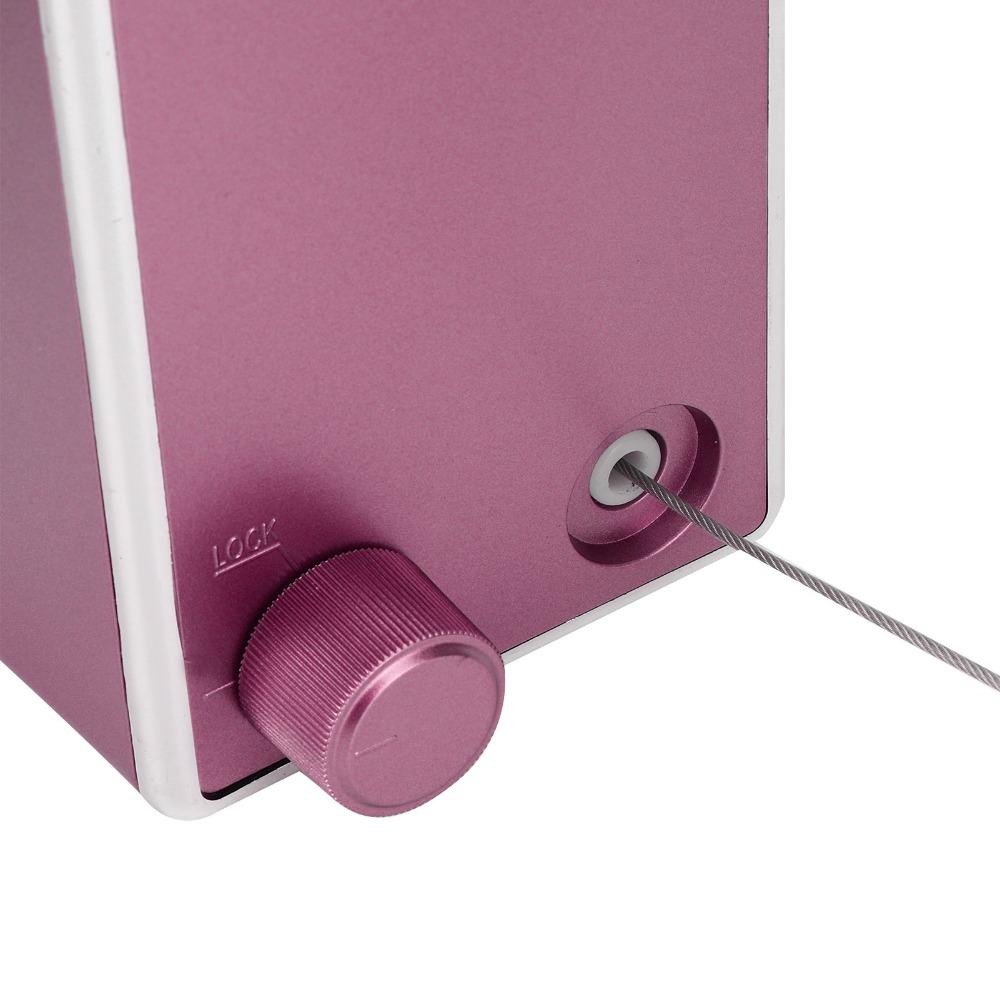 Adjustable Length Retractable Clothesline Pink Gold Clothes Drying Line Drying Rack Home Hotel