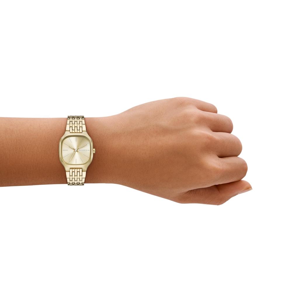 Skagen Женские золотые часы Mellem Lille SKW3162