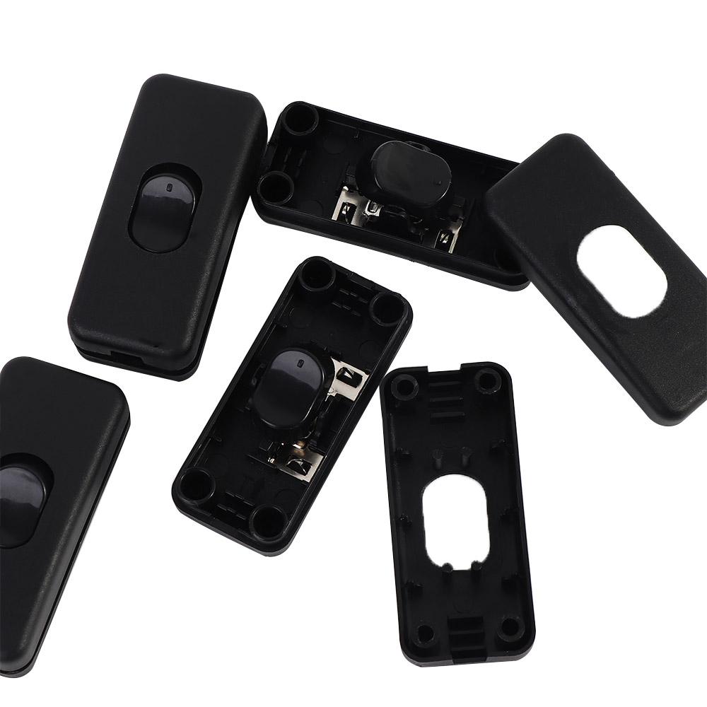 Black ON/OFF Desk Light Accessories Switches 110-250V Cord Cable