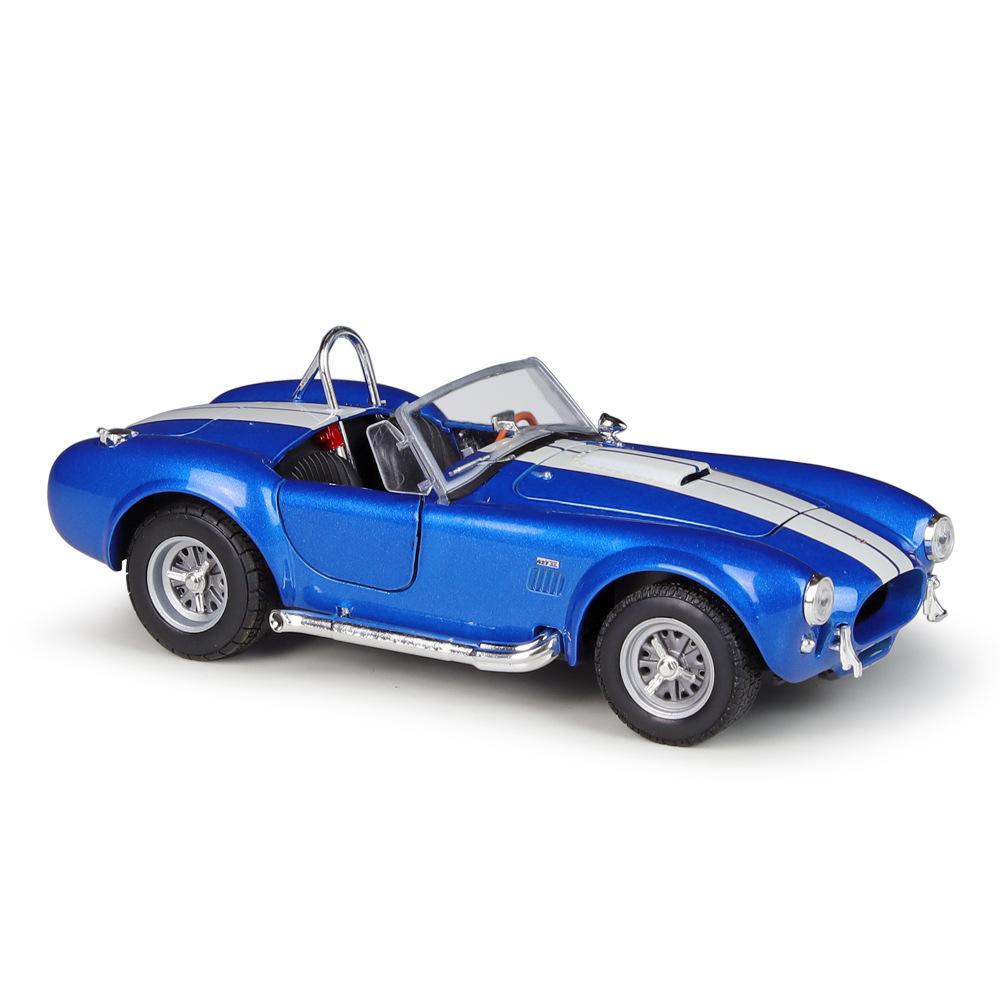 Welly 1/24 Форд 1965 Шелби Кобра 427 S/C Сплав Спортивный Автомобиль Модель Литьевой Металл Классический Гоночный Автомобиль Транспортное Средство Модель Симуляция Подарок для Детей