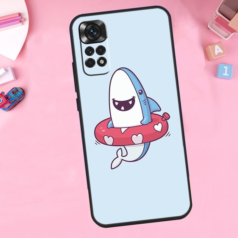 Китовые акулы Чехол для Xiaomi Redmi Note 12 11 10 9 8 Pro 12S 11S 10S 9S 8T 10A 10C 9A 9C 9T 12C Обложка