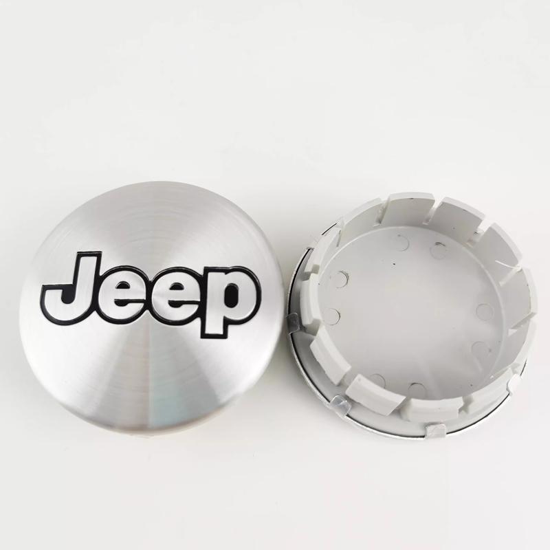 Для Jeep 4 шт. 63 мм/55 мм Металлическая крышка ступицы колеса автомобиля Центральная крышка колеса Для Jeep Renegade Wagoneer Avenger Recon Wrangler JK Gla