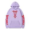 Mens Hooded Fleece Sweatshirt Inspired By Berserk Anime Streetwear Casual Oversized Pullover