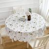 Большая круглая скатерть для обеденного стола водонепроницаемая, маслостойкая и термостойкая, не оставляющая следов, скатерть для журнального столика для дома, гостиной, отеля, утолщенная