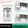 16-24 мм G3/4 G1/2 на M22 Соединители Кухонный Аэратор Пузырьковый Адаптер для Водоочистителя удлинители для крана