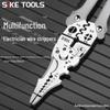 Multifunctional Electrician's Wire Stripping and Crimping Pliers - Durable, Industrial-Grade Wire Cutter and Stripper.