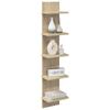 Wall Shelf Sonoma Oak 22 x 15 x 100 cm Wood Material